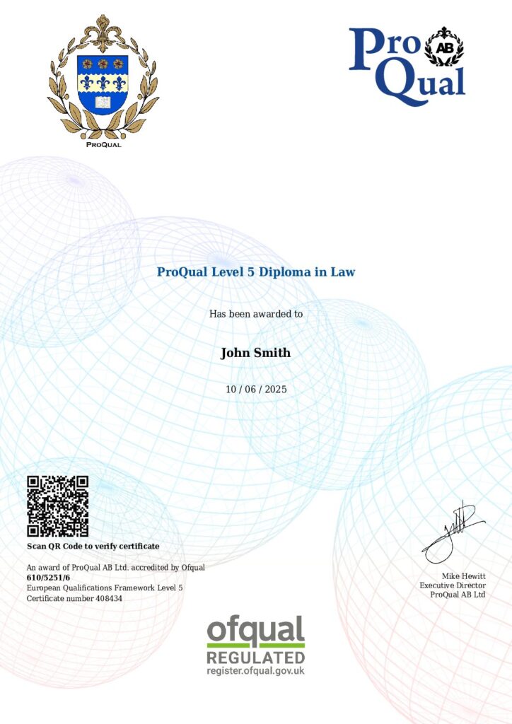 ProQual Lvl 5